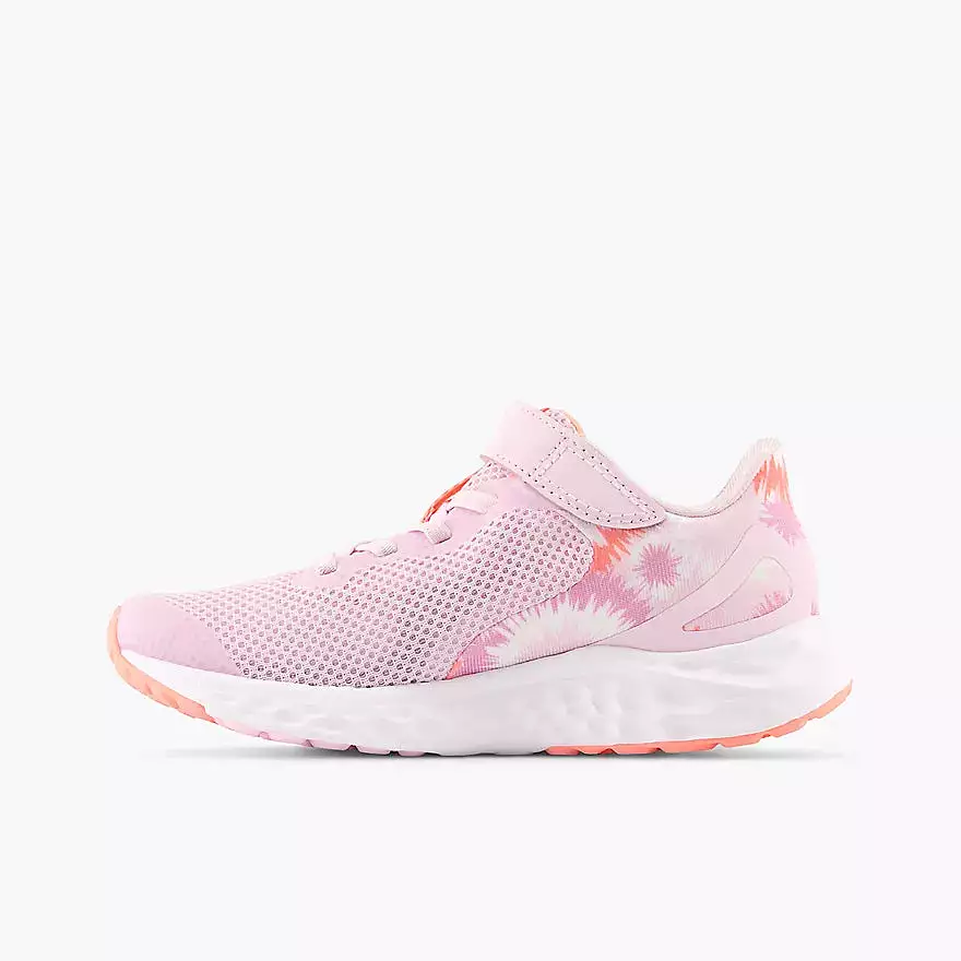 New Balance Light Raspberry Arishi v4 Bungee Lace Children’s Sneaker