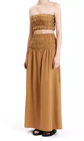 Oasis Poplin Maxi Skirt