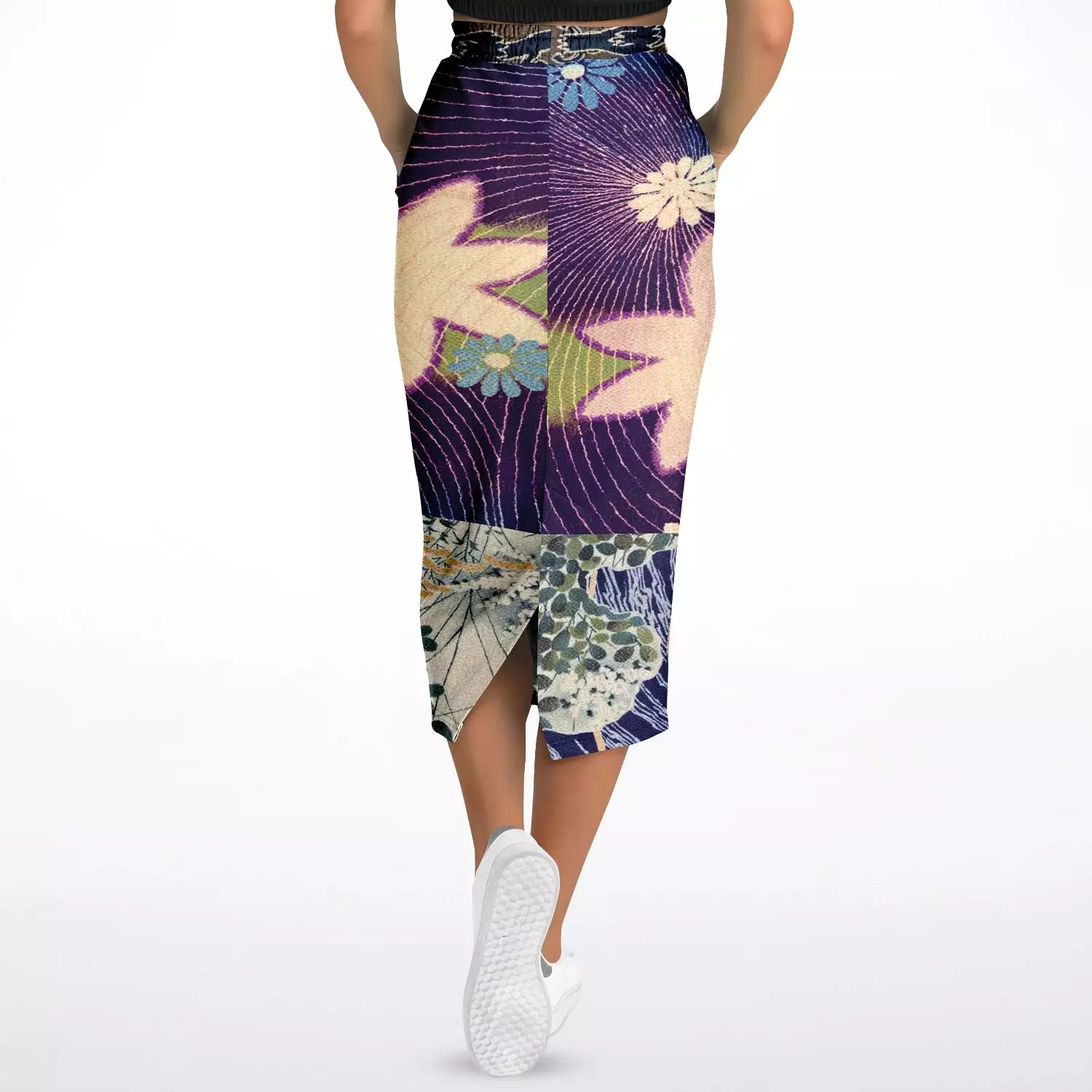 Panda Surprise Eco-Poly Long Pocket Skirt