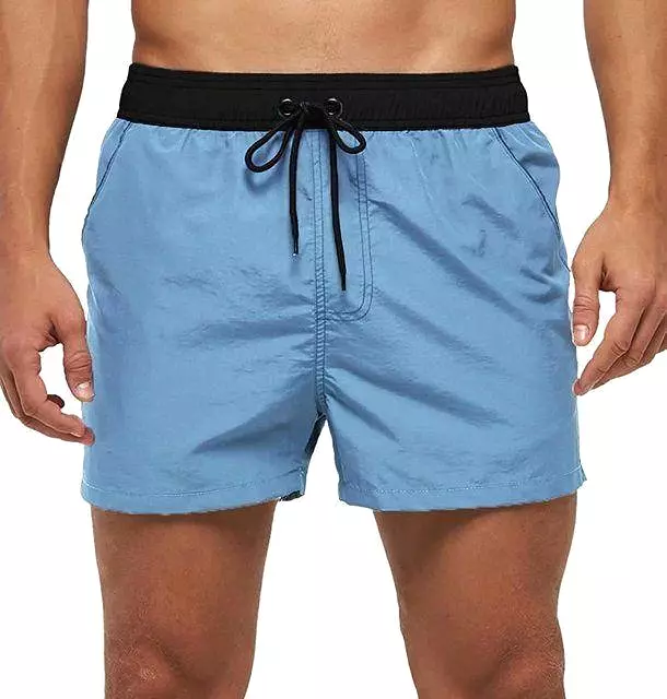 Patchwork Beach Shorts For Men