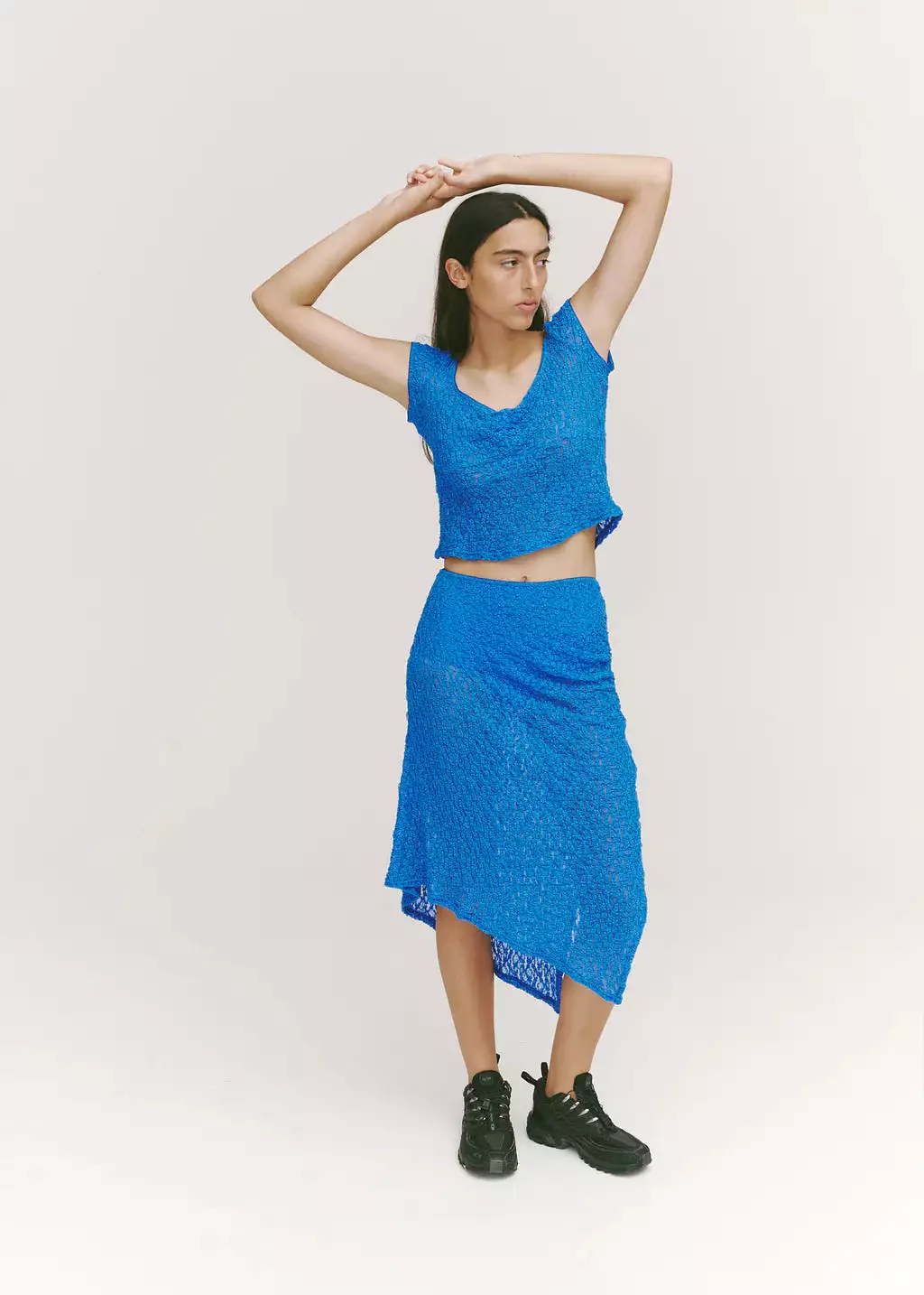 Permanent Vacation Lace Skirt Blue