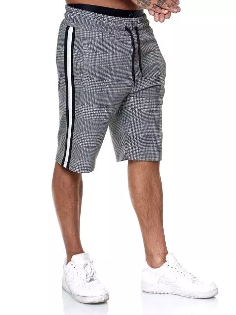 Plaid Casual Shorts For Men