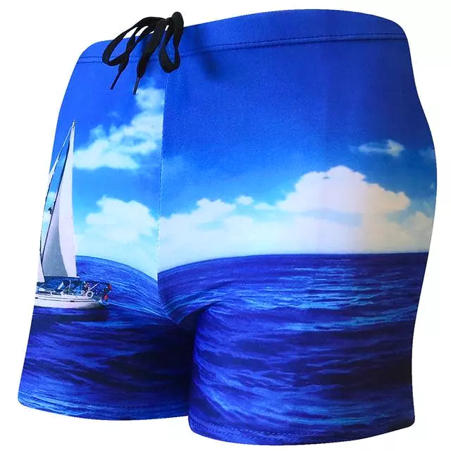 Printed Beach Shorts Trunk