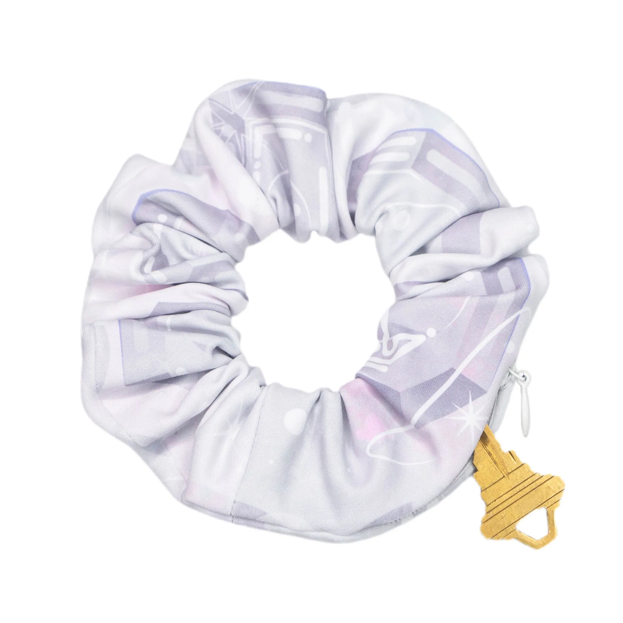 Rebel Princess Zipper Scrunchie