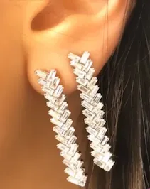 Short Zipper Earrings