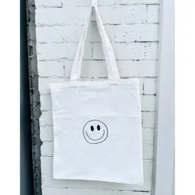 Soho Happy Face Zipper Tote