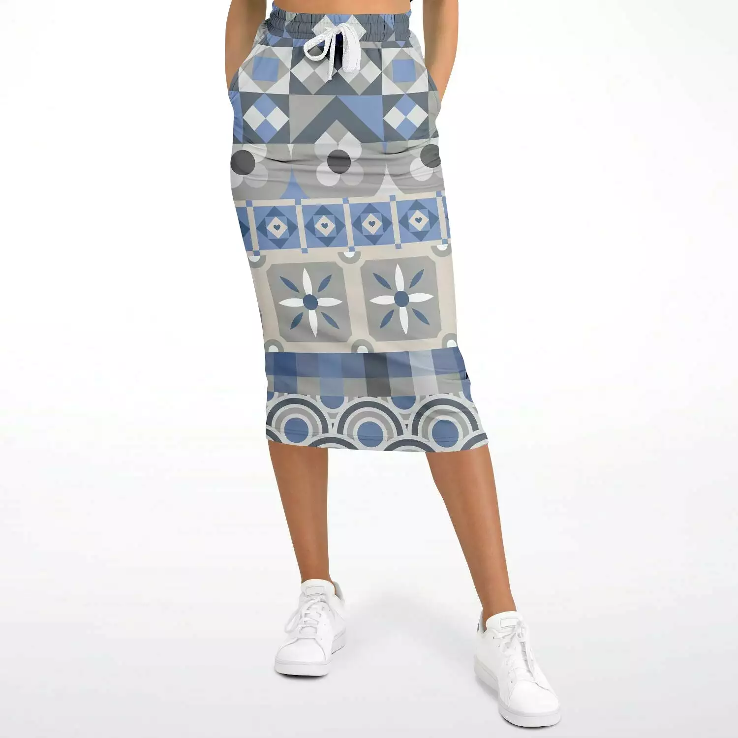 Tranquility Eco-Poly Long Pocket Skirt