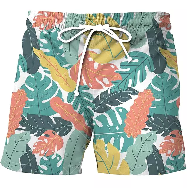 Tropical Beach Shorts For Men