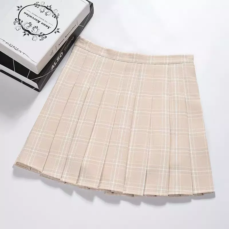 ULZZANG HIGH WAIST PLEATED SKIRT BY61076