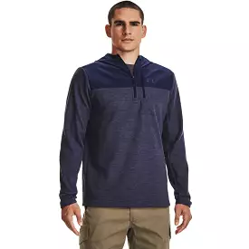 'Under Armour' Men's Specialist Grid 1/2 Zip Hoodie - Midnight Navy