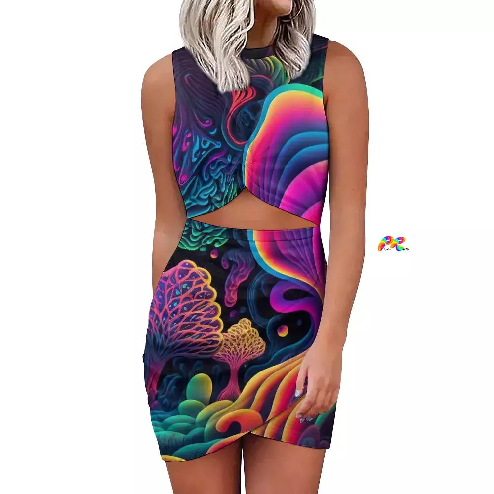 Underwater Flow Rave Dress