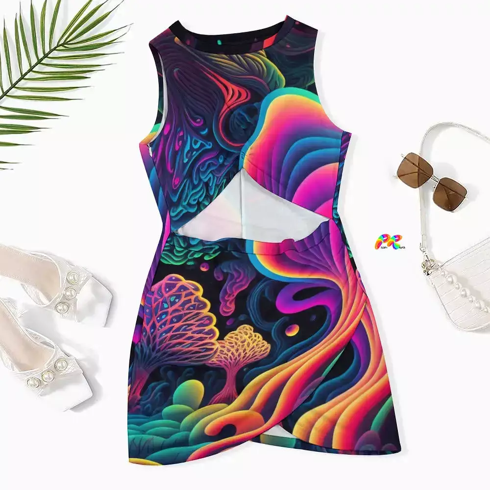 Underwater Flow Rave Dress