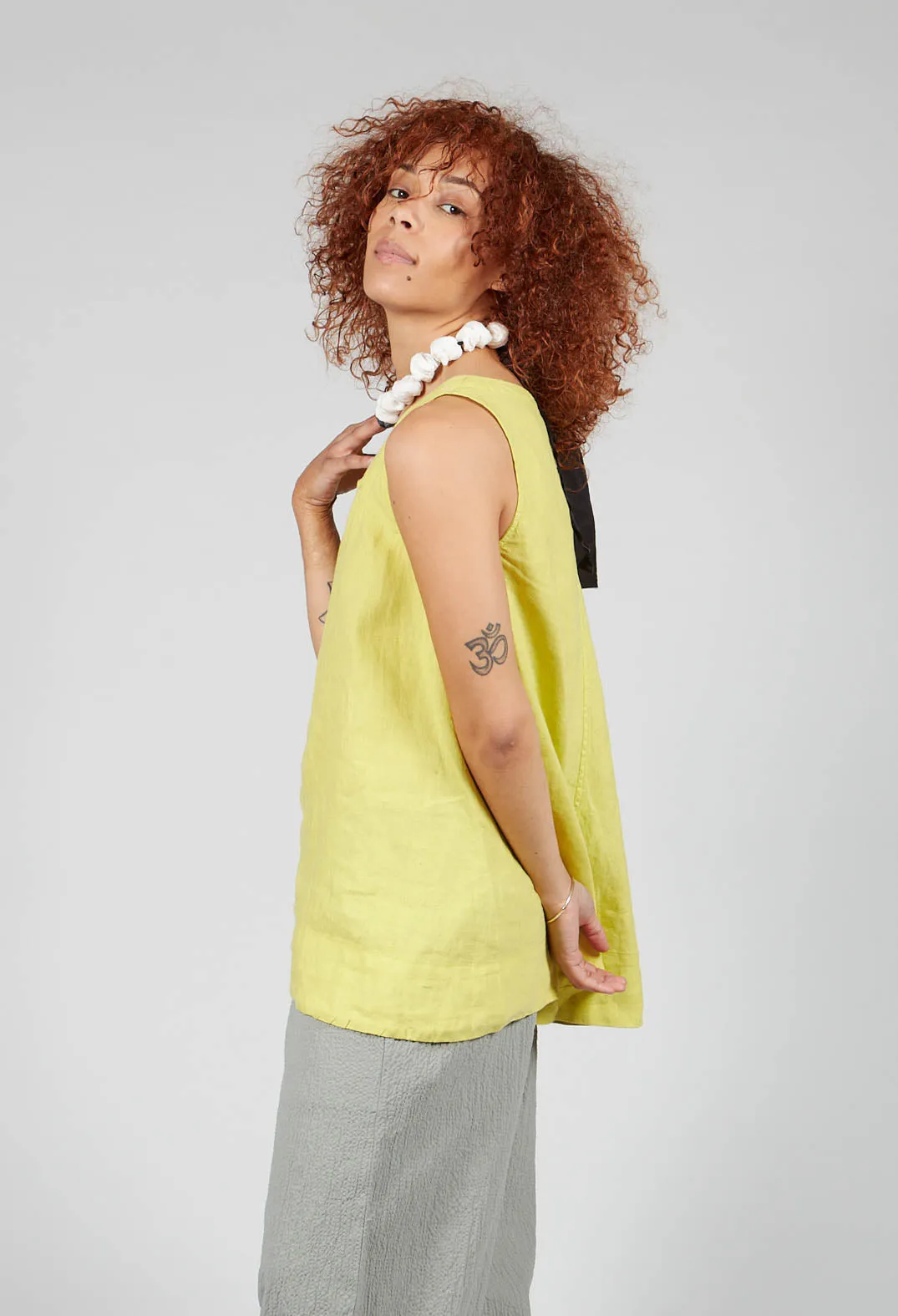 Vest Top in Lemonade