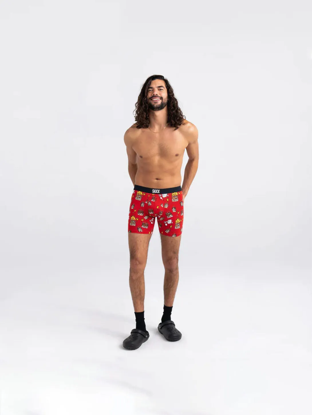 Vibe Super Soft Boxer Brief - Fired Up Red