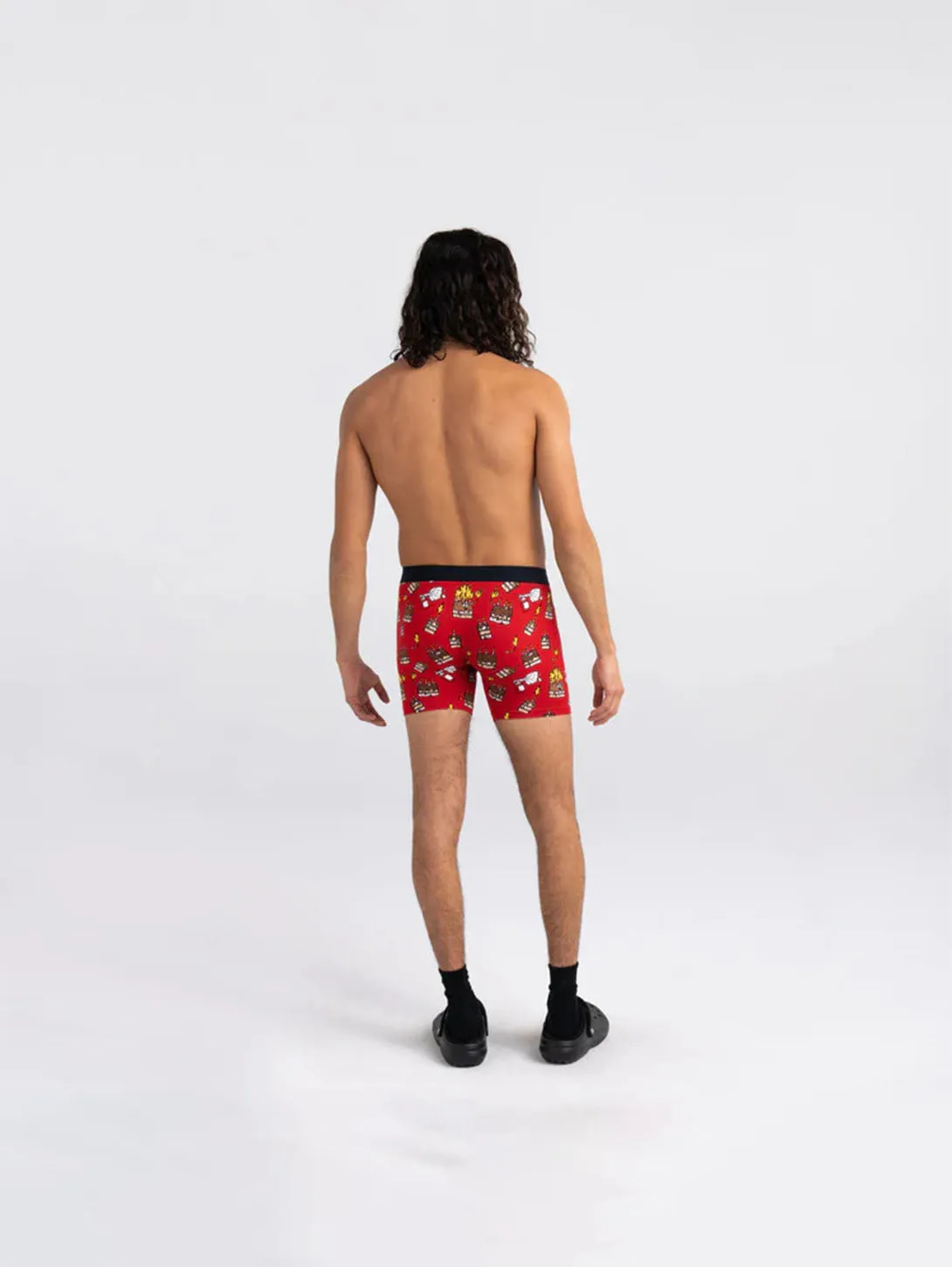 Vibe Super Soft Boxer Brief - Fired Up Red